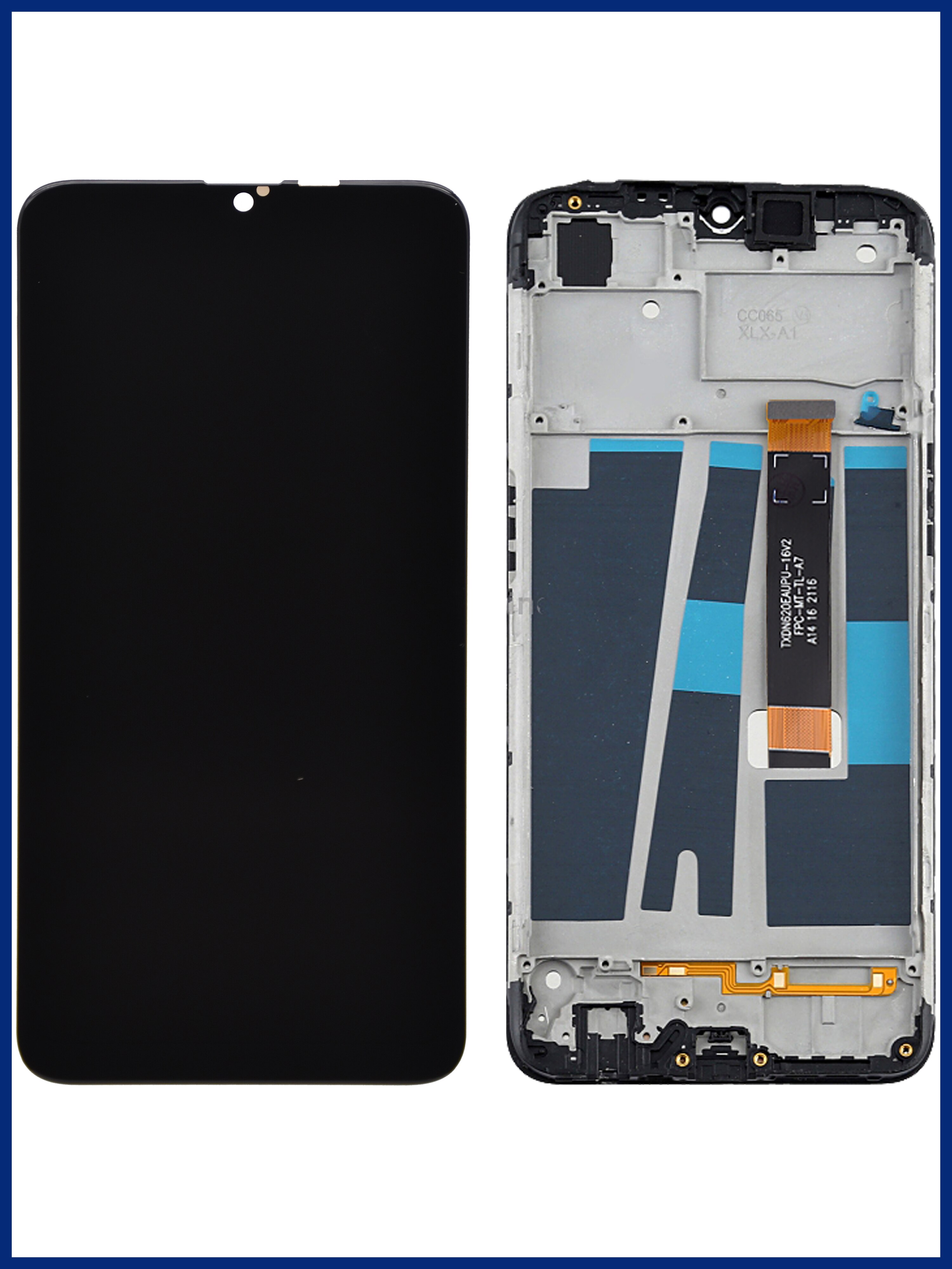 6.2&quot;For Oppo A5s LCD Display Touch Screen Digitizer Assembly Replacement for OPPO AX5s Screen With Frame CPH1909 repair parts