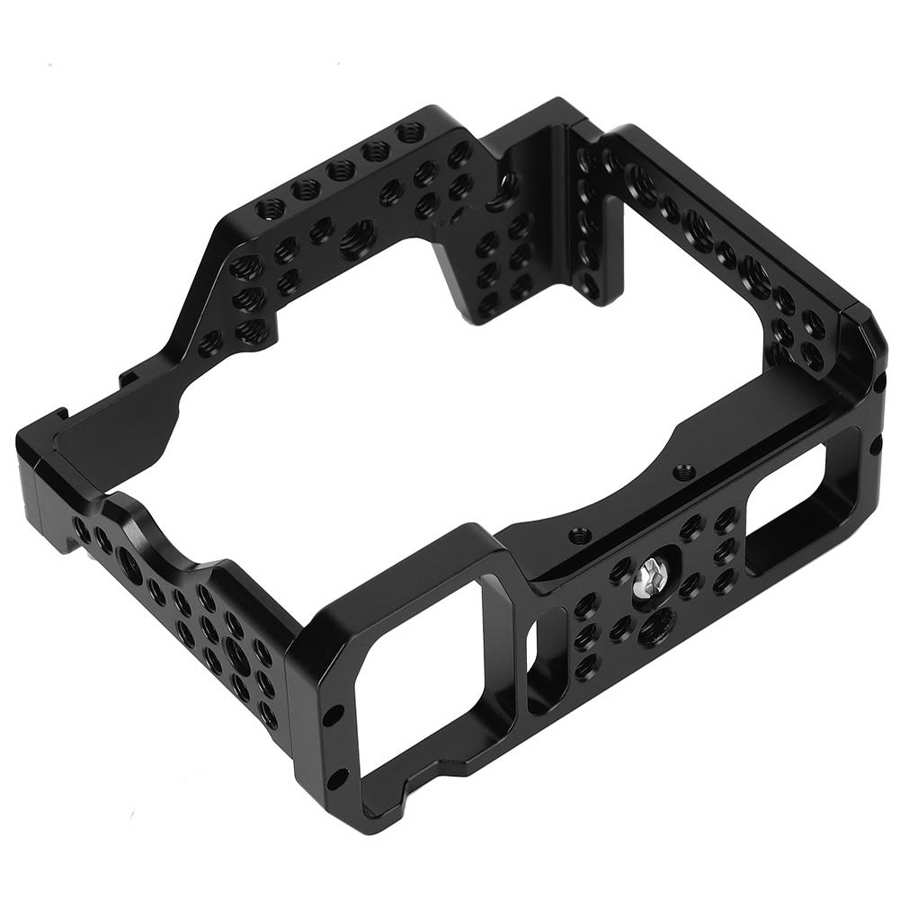 Gabbia fotocamera In Lega di Alluminio di Protezione Borsette con Fredda Shoe Mount Fit per Sony A9/A73/A7R3/A7M3