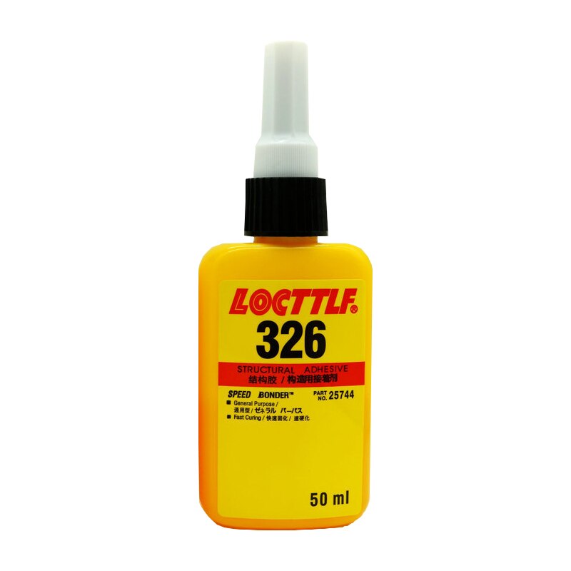 Imán estructural Locttlf 326, adhesivo metálico de 50ml, adhesivo estructural acrílico para altavoces de acero magnético,