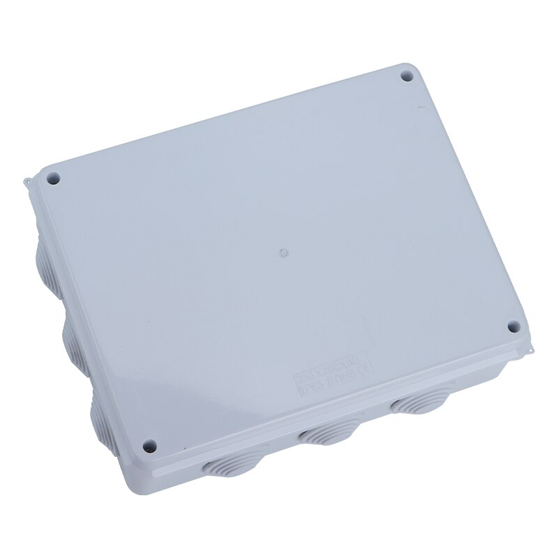 255*200*80MM ABS Plastic IP65 Waterproof Junction Box DIY Outdoor Electrical Connection box Cable Branch box