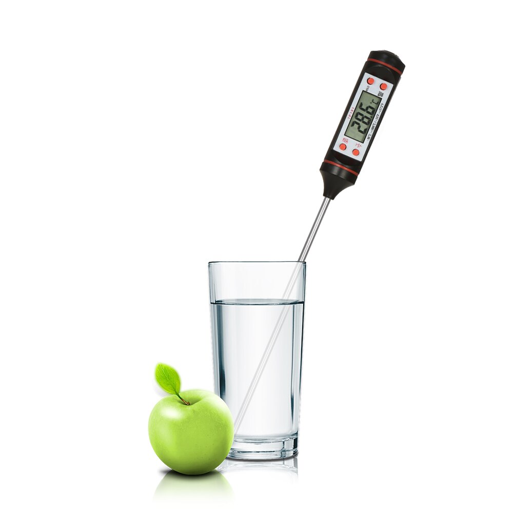 Digital Electronic Probe Cooking Food Water Oil Temperature Sensor LCD Display For Kitchen Fever Measurement Oral Underarm Use