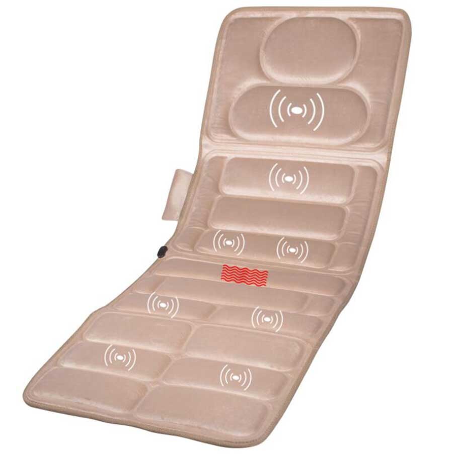 Cojín de masaje eléctrico para cuello, cintura, hombros y espalda, quiropráctico Cervical, colchones domésticos, cojín para silla