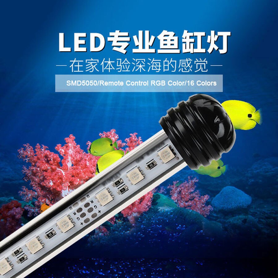 Kleurrijke RGB Afstandsbediening 5050 Led Aquarium Licht 3W LED SMD 5050 LED Aquarium Lamp LED Verlichting voor aquarium Licht RGB