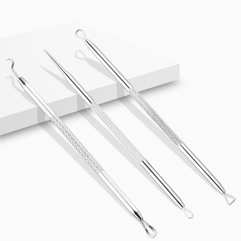 Roestvrijstalen mee-eter verwijderaar acne clip poriënreiniger gezichtsreinigingstool mee-eter en puistjes verwijderaar huidverzorgingstool