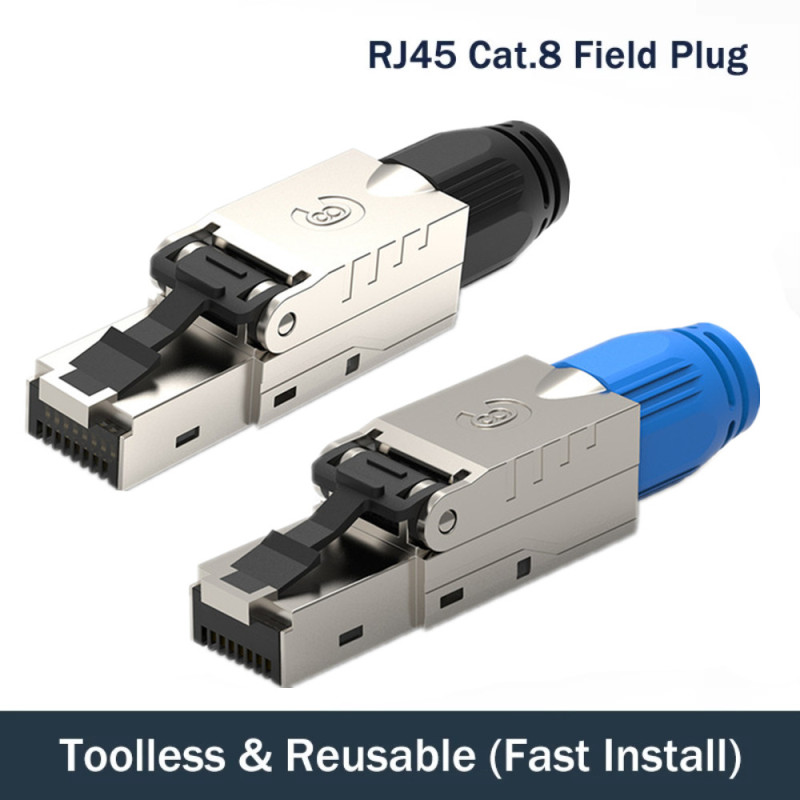 RJ45 Cat8 Cable Ethernet Coupler 40G 2000MHz Jack Keystone internet Splitter Computer lan Cat 8 Connector Female rj 45 Adapter