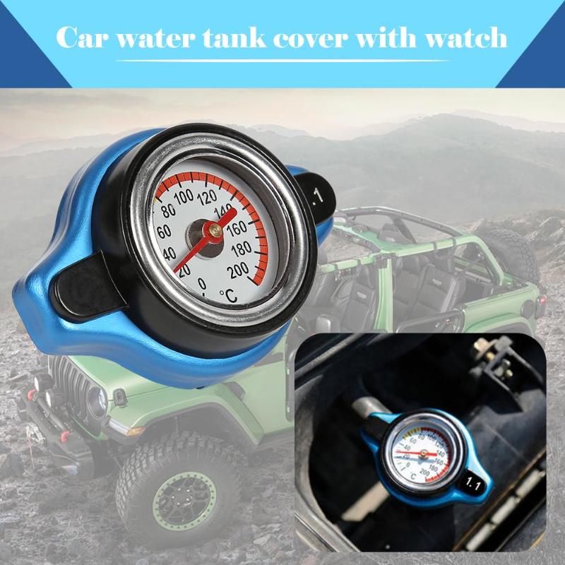 Tapa de radiador para motocicleta y coche, medidor de temperatura del agua con utilidad segura, termo, presión y rendimiento de refrigeración
