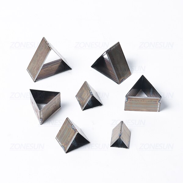 ZONESUN Half-Circle Leather Cutting Die Clicker Steel Rule Die 20/25/30/50mm Punching Tool For Cutting Out Leather Earring: Triangle