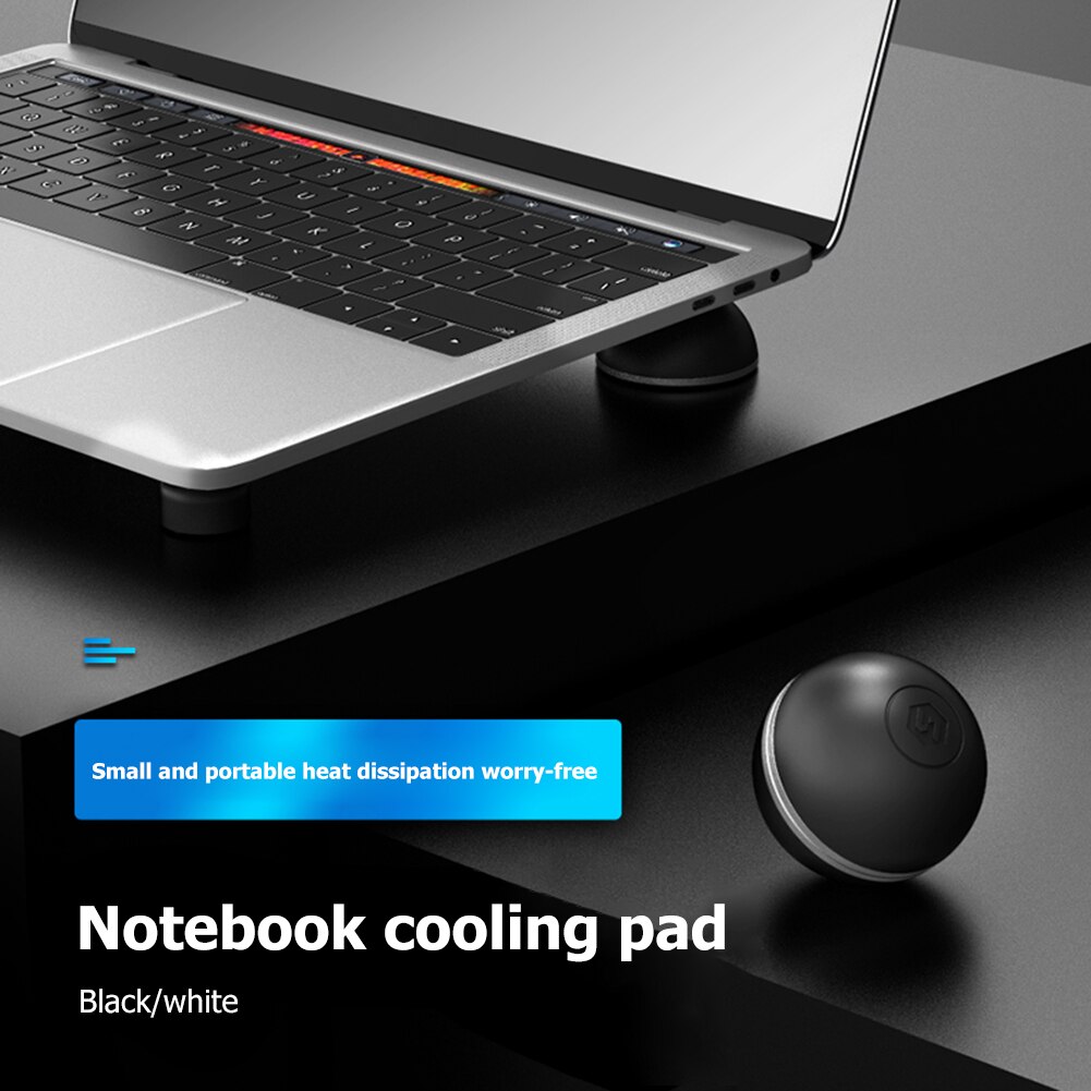 Draagbare Laptop Stand Cooling Pad Magnetische Voor Macbook Laptop Cool Ball Warmteafvoer Antislip Pad Notebook Cooler Stand