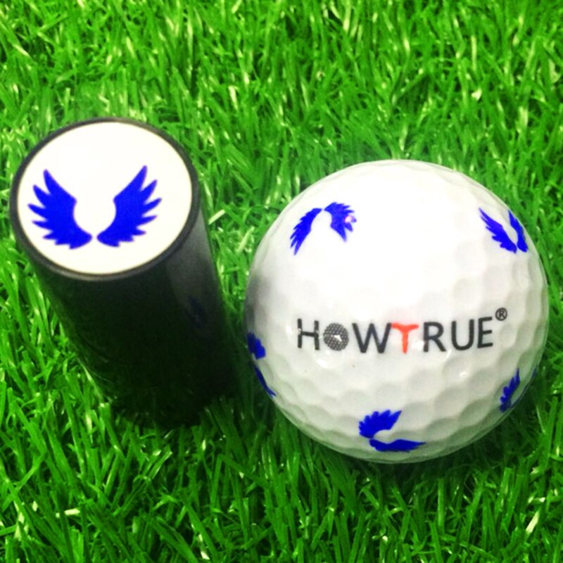 1pcs Golf Ball Stamp Stamper Marker Tool Quick Drying Durable Long Lasting Various Patterns Golf Balls Tools Sports