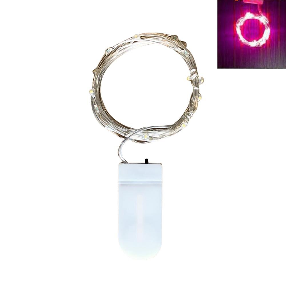 2m LED Strip String Lights Cooper Wire 20LEDs Lights Christmas Wedding Decoration Lights Garden Battery Operated: Red