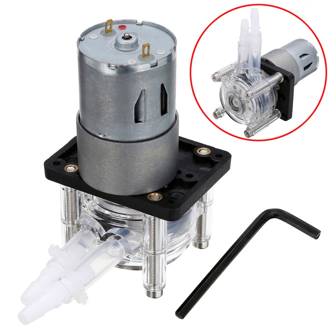 1pc Peristaltic Pump DC 12V Large Flow Dosing Pump For Vacuum Aquarium Lab Analytical