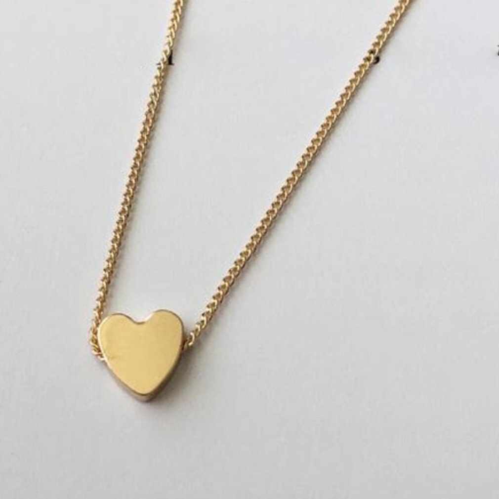 Gouden Ketting Choker Ketting Hart Vorm Hangende Ketting Lange Ketting Delicate Mode Choker Ketting Sieraden Voor Vrouwen