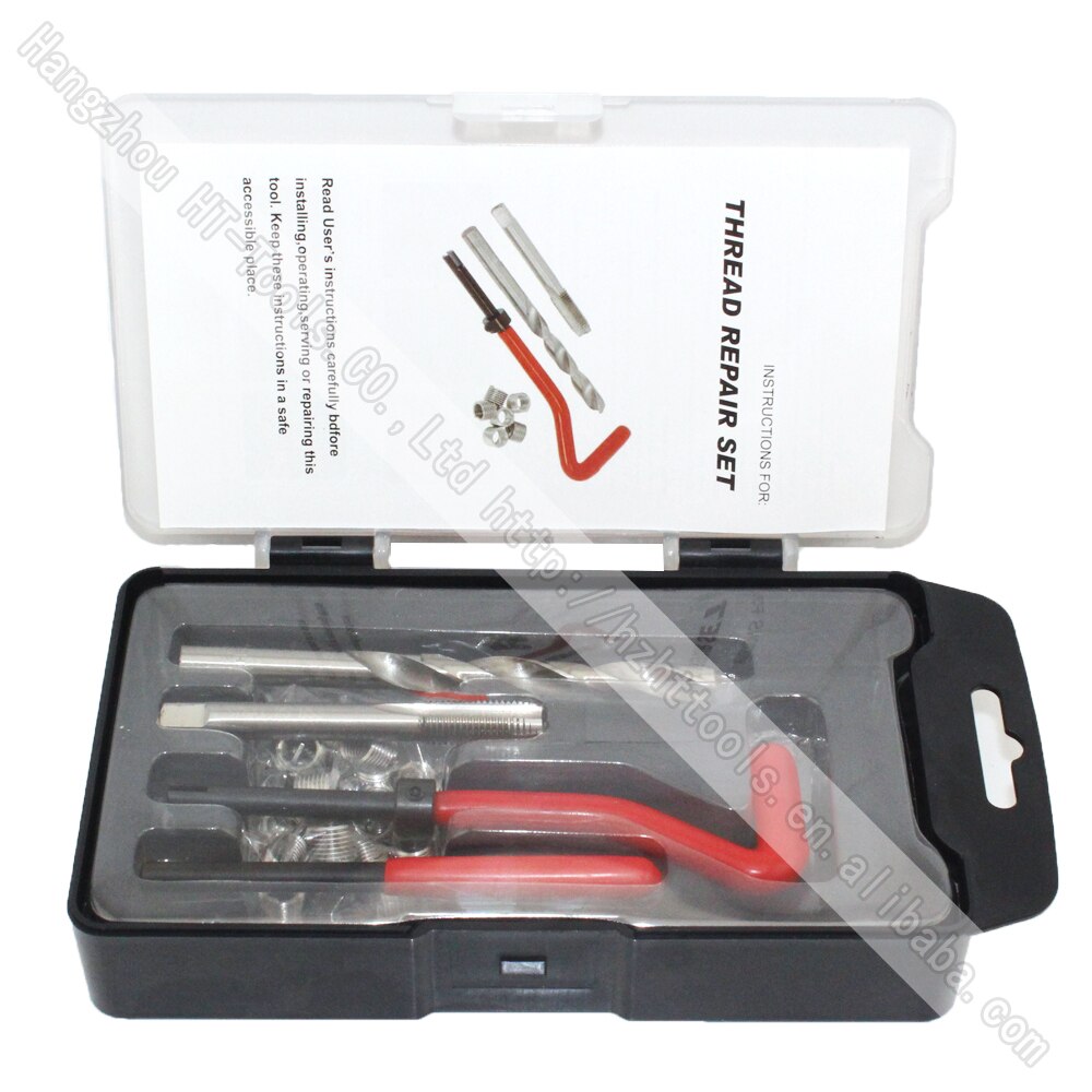 25PCS Gewinde Reparatur Werkzeug Auto Auto Werkzeug Helical Spule Set M8 * 1,25