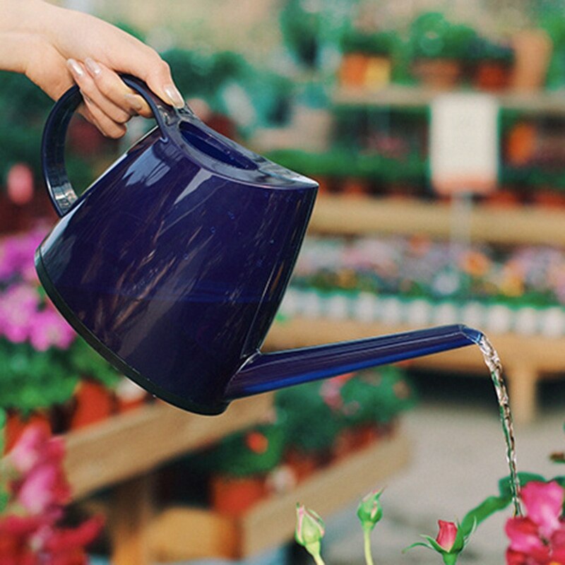 Watering Can Gardening Watering Can Watering Can Household Watering Can Long Mouth Watering Can Pot Watering Can: Blue