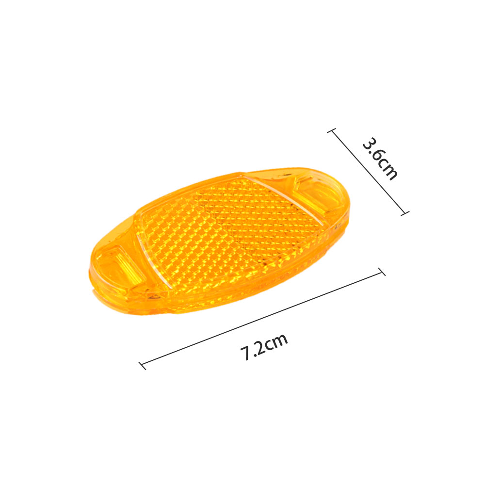 Reflectores nocturnos de montaje reflectante para llanta de rueda, luces intermitentes, Reflector de radios de bicicleta, luz de advertencia de seguridad, 2 uds.
