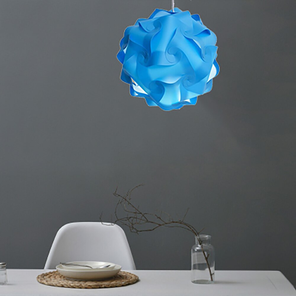 Elements Modern IQ Puzzle Jigsaw Light Lamp Shade Ceiling Lampshade DIY Chandelier Light Lamp