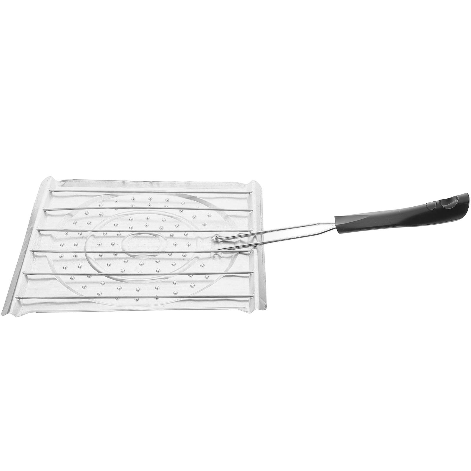Grille-pain de camping pour poêle à gaz, plateau de friteuse à Air en acier inoxydable, four Arepa Toster, accessoires de gril de barbecue