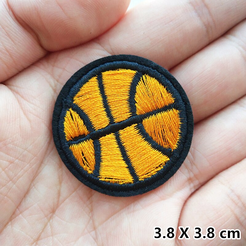 Ball Pattern Embroidery Patches For Clothes Iron on Appliques Basketball Football Stickers Embroidered Badges DIY Patch Baseball: 234