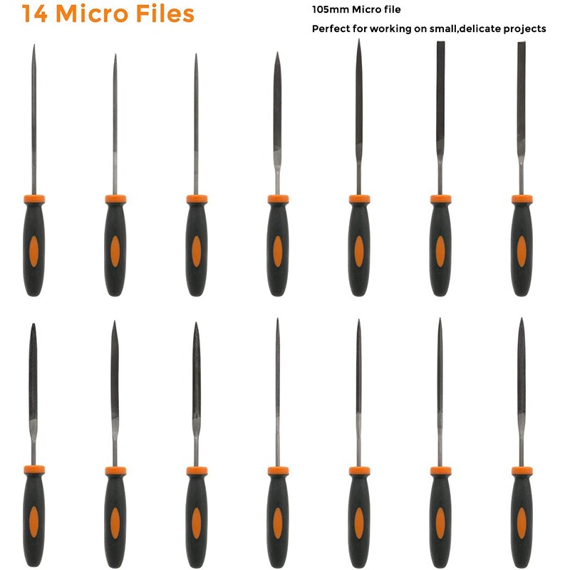 19 PCS Metal File Set, Small Wood Hand File Kits, Perfect Tool for Woodwork, Metal, Hobby Applications