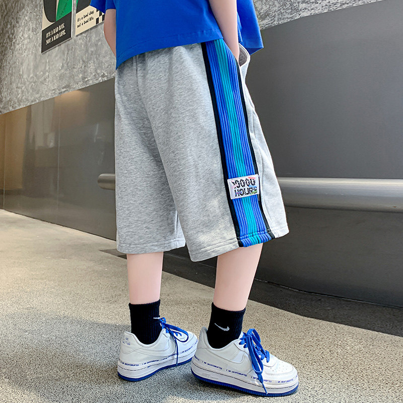 Pantaloncini sportivi per bambini estate Casual cotone nuovi arrivi abiti moda pantaloni elastici in vita pantaloni corti allentati per studenti 5-14 anni