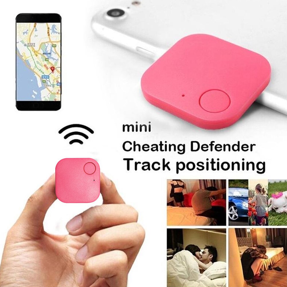 Universal Mini Square Car Tracker Bluetooth-Compatible Anti-Lost Locator Vehicle Truck GPS Global Positioning System Alarm Track