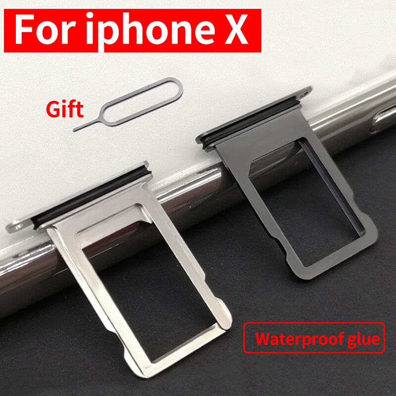Sim-kartenhalter-schlitz-adapter für iphone x, auswurfwerkzeug, handy-zubehör
