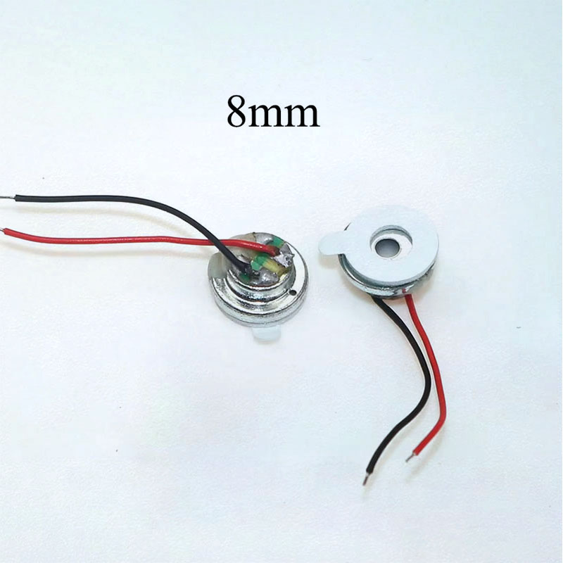 2/4/8 stuks 32r ronde 8mm hoofdtelefoon kleine luidspreker subwoofer tws oortelefoon luidspreker doe-het-zelf driver unit met kabel reparatieonderdeel