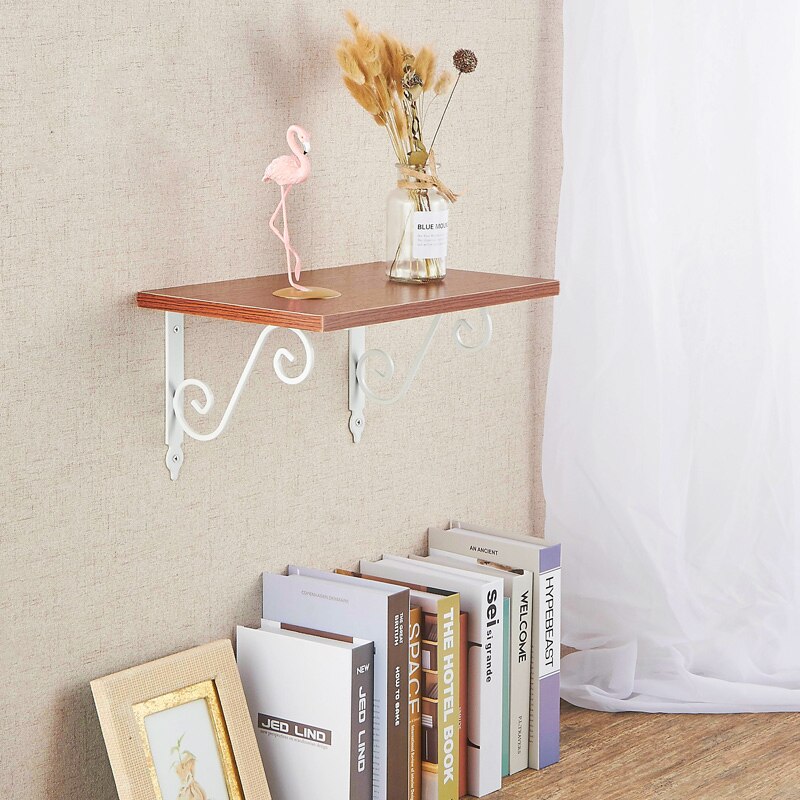 European style Wrought iron triangle bracket rack support frame right angle wall bracket shelf support triangle bracket