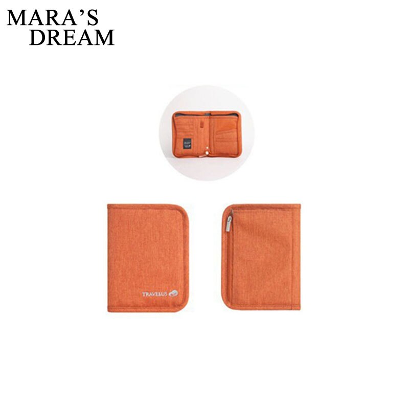 Mara 'S Droom Mode Reizen Paspoort Clutch Portefeuilles Paspoort Id Bank Organizer Bag Draagbare Rits Geval Reistas