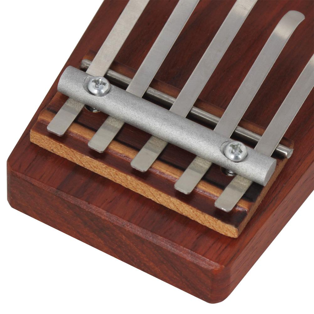 GECKO 5-tone Kalimba Wood Thumb Piano Easy To Learn Musical Instrument for Kids Adults Wood Kalimba Musical Instrument