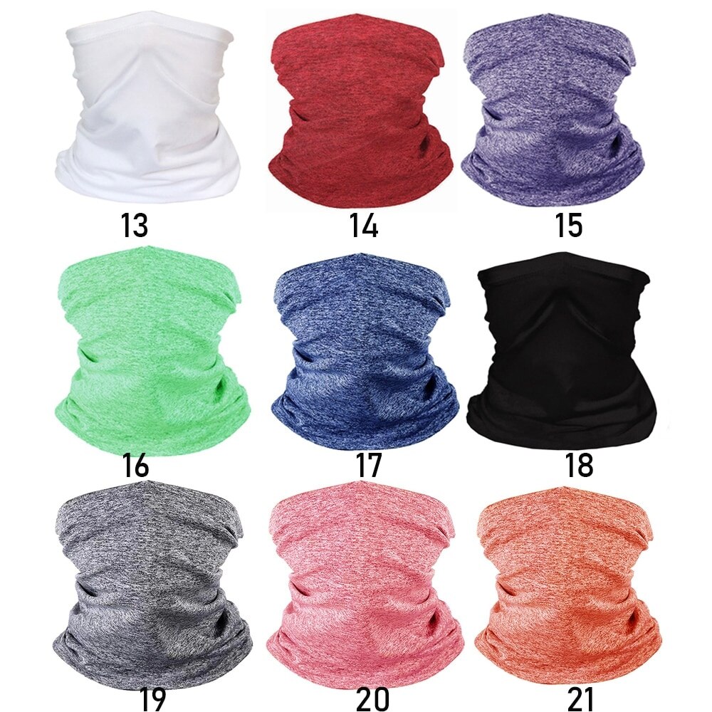 Cycling Neck Gaiter Balaclava Multi-function Bandana Face Tube Neck Gaiter Headband Scarf Headwear Bandana Cap Outdoor Supplies
