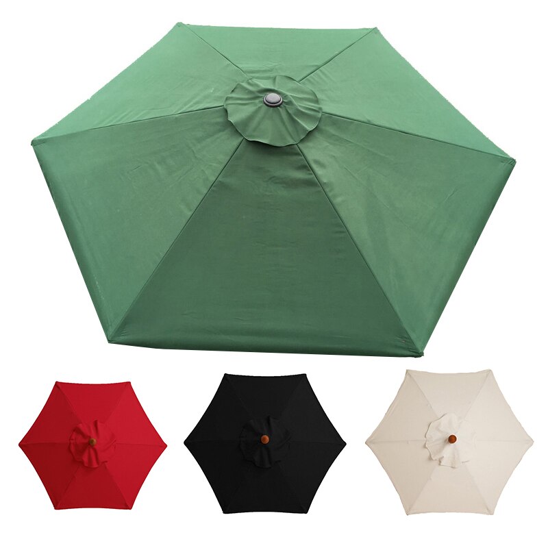 Replacement Garden Parasol Canopy Cover Garden Shade Umbrella Covers Rainproof Outdoor Umbrella Surface Replacement