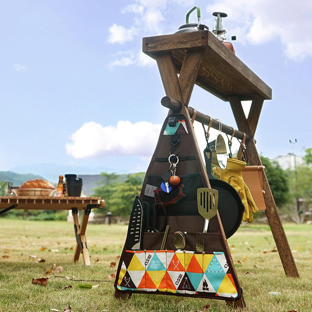 Organisateurs de vaisselle pour le camping en plein air, les pique