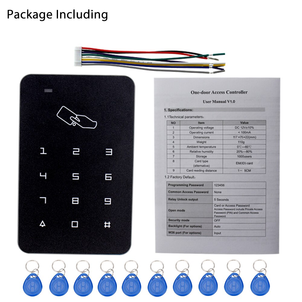 Standalone Access Control Keypad Rfid Toetsenbord Grandado