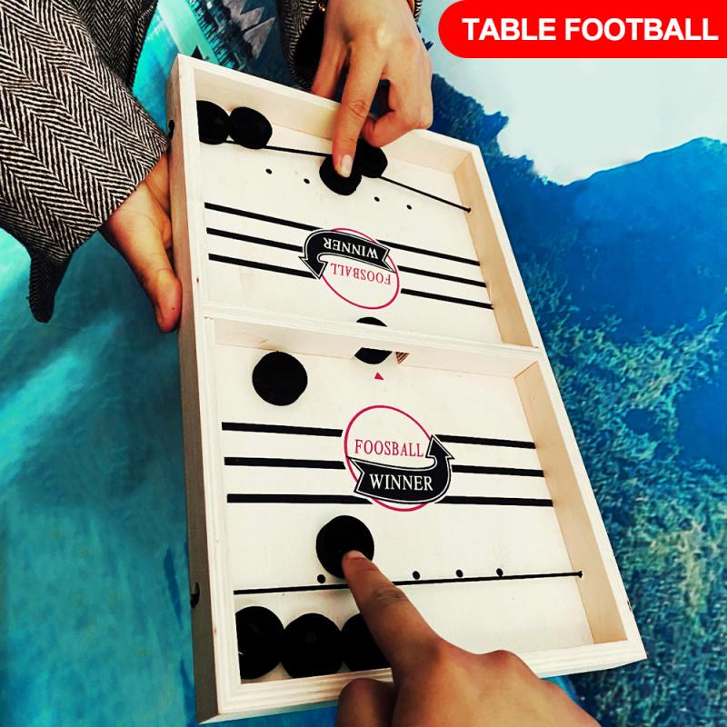 Table Hockey Paced Sling Puck Board Games Sling Puck Winner Party Game Toys For Adult Child Family Party Game Toys Fast Hockey