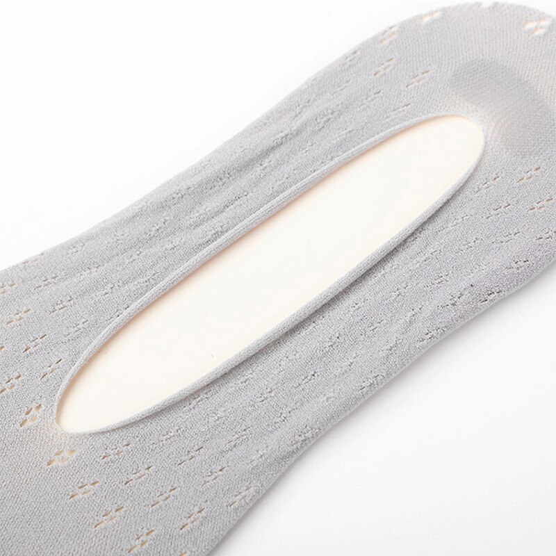 5 paar/set damen-sommersocken, fünf finger, ultradünn, lustige zehensocken, unsichtbar, mit rutschfestem silikon, atmungsaktiv