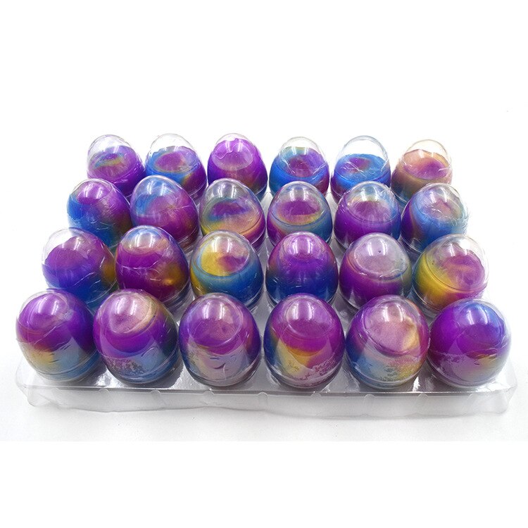 Außenhandel Kristall Farbige Schlamm Gelee Schlamm Schlanke Sieben Farbe Ei Gemischte Farbe Kristall Schlamm Schlamm Schlamm Spielzeug
