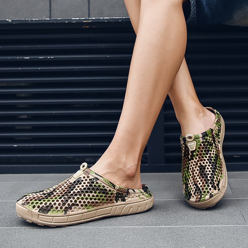 Original clásico zuecos jardín Chanclas Zapatos de agua hombres verano playa Aqua zapatilla al aire libre natación sandalias plataforma línea zapatos