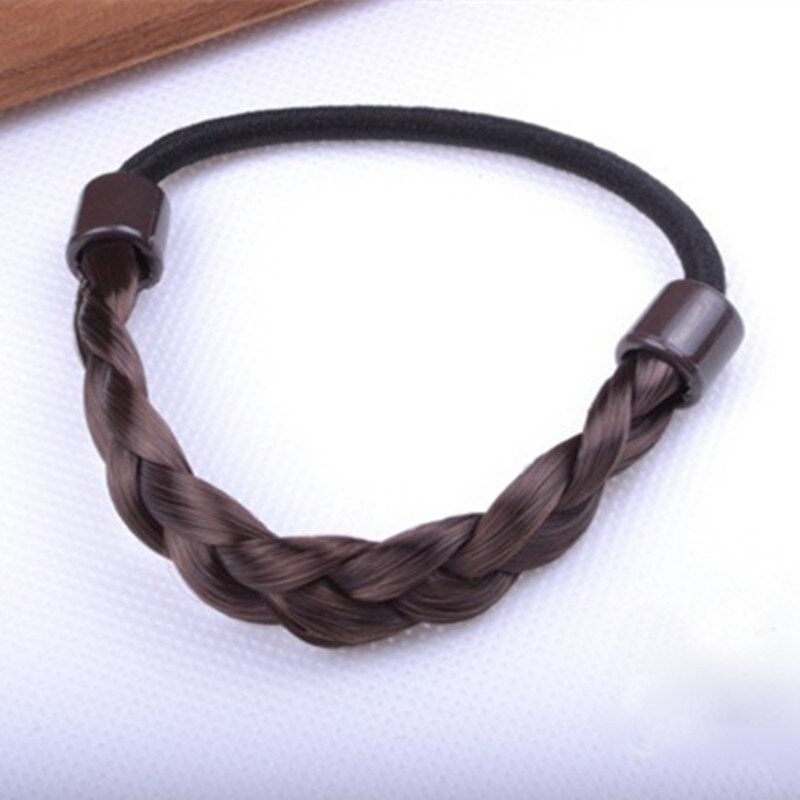 Tocado para el cabello para mujer, Coleta, soporte de pulseras, accesorios para el cabello, herramientas de estilismo: deep coffee