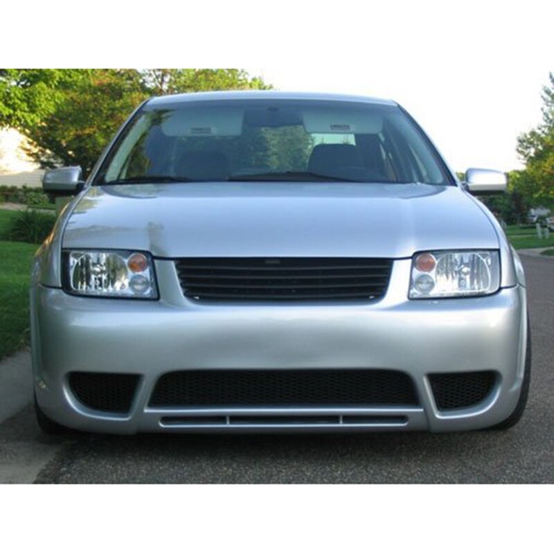 Parrilla negra para coche-rejilla delantera de capó de coche negro mate para VW/Jetta/Bora MK4 1999-2004 1J5853655C