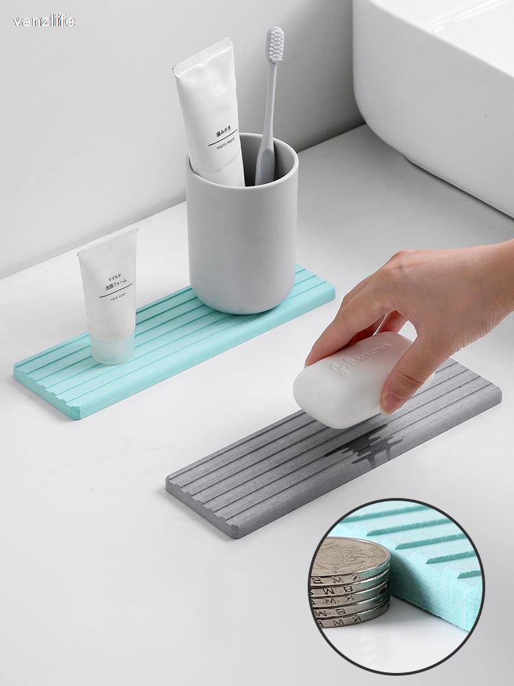 Vanzlife Diatomeeën Slijk Water Kussen Sink Cup Mat Wc Mesa Drank Verslaafd Sneldrogende Zeep Wassen Gorgelen Pad