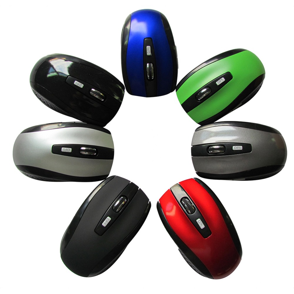 Wireless Mouse Optical Gaming Mouse Portable 2.4GHz Mouse with USB Nano Dongle Office Gamer Computer Desktop Mice for PC Laptop