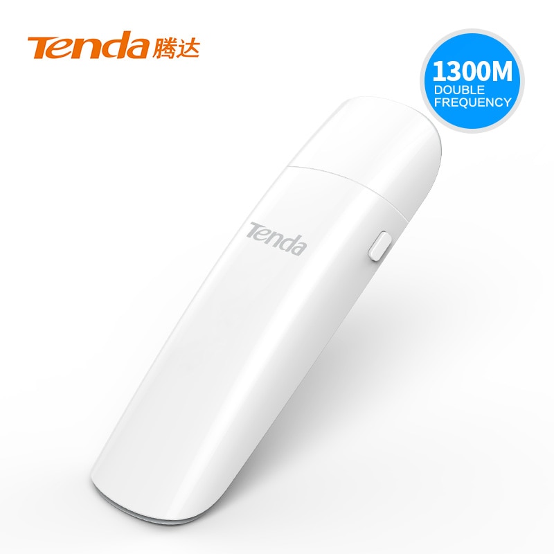 Tenda U12 1300Mbps Wireless Usb Network Kaarten, ac Dual-Band 2.4G/5.0 Ghz Wifi Usb Network Adapter, Usb 3.0, Gigabit Router Partner