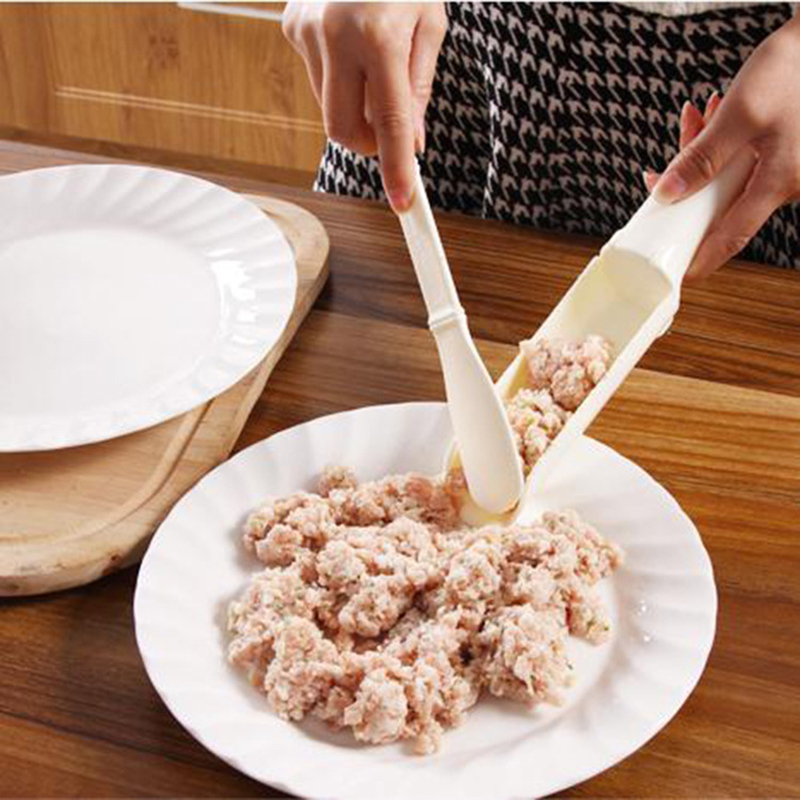 2 stks/set DIY Handig Gehaktbal Maker Nuttig Pattie Vis Beaf Vlees Ballen Burger Sets Keuken Koken Gereedschap Gadgets Accessoires