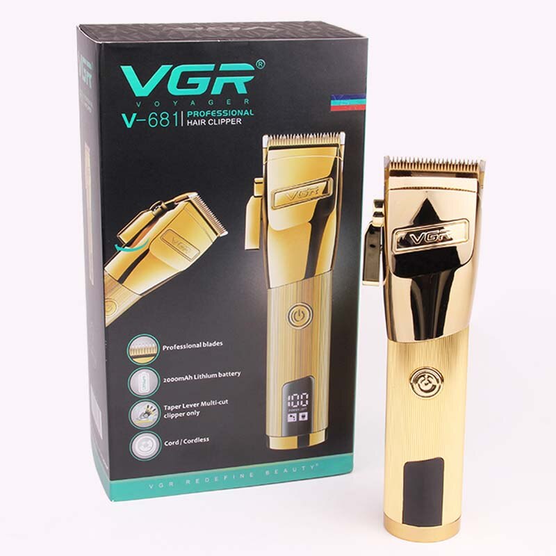 Taper Lever Multi-cut Hair Trimmer LED Barber Salon Hair Cutting Machine Hair Clipper For Men Electric Haircut Tool