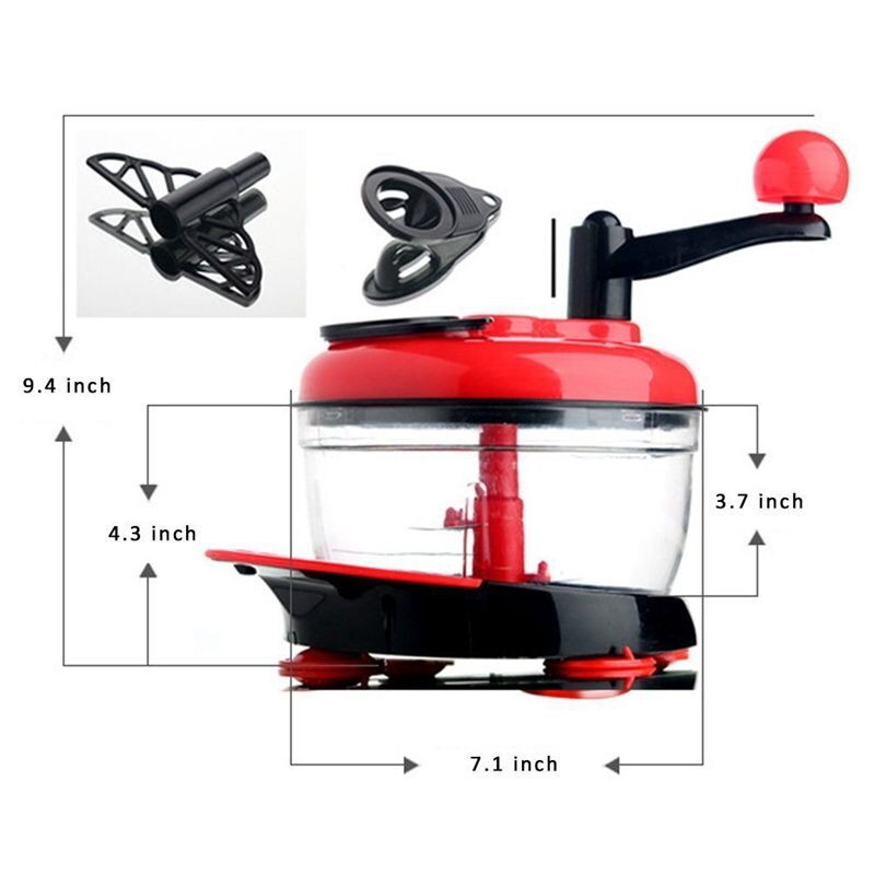 Multifonction robot culinaire cuisine manuel alimentaire légumes Chopper Cutter mélangeur salade Maker oeufs agitateur cuisine outils de cuisson