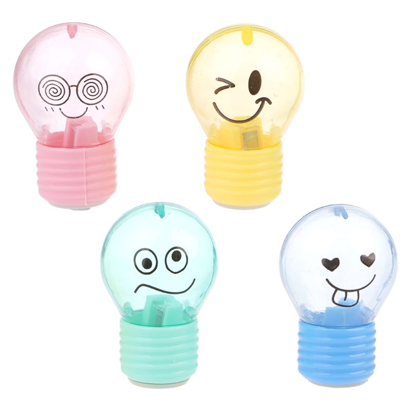 Mini ampoule mécanique taille-crayon papeterie bureau étudiant fournitures scolaires enfants