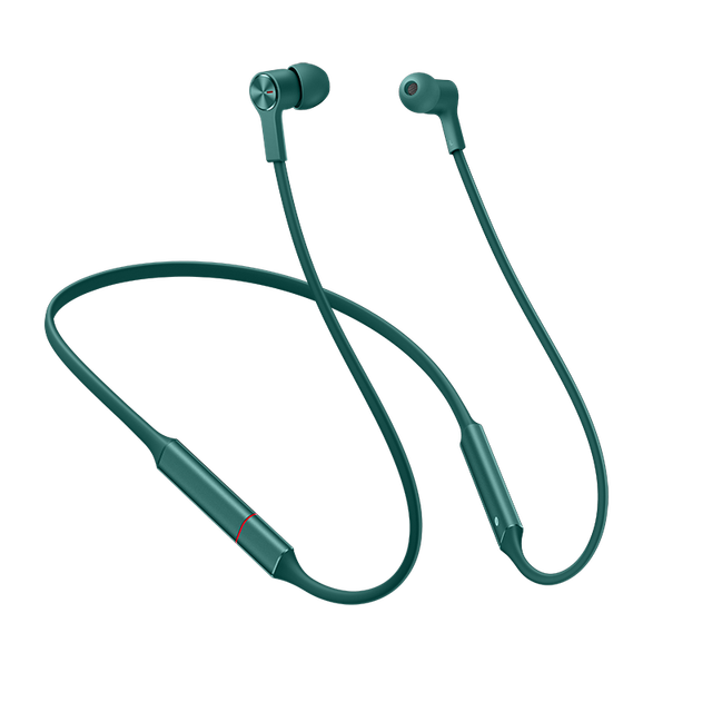 Huawei FreeLace Wireless Earphone Bluetooth Sport Waterproof In-ear Memory Cable Metal Cavity Silicon Magnetic Switch: CM70-C green