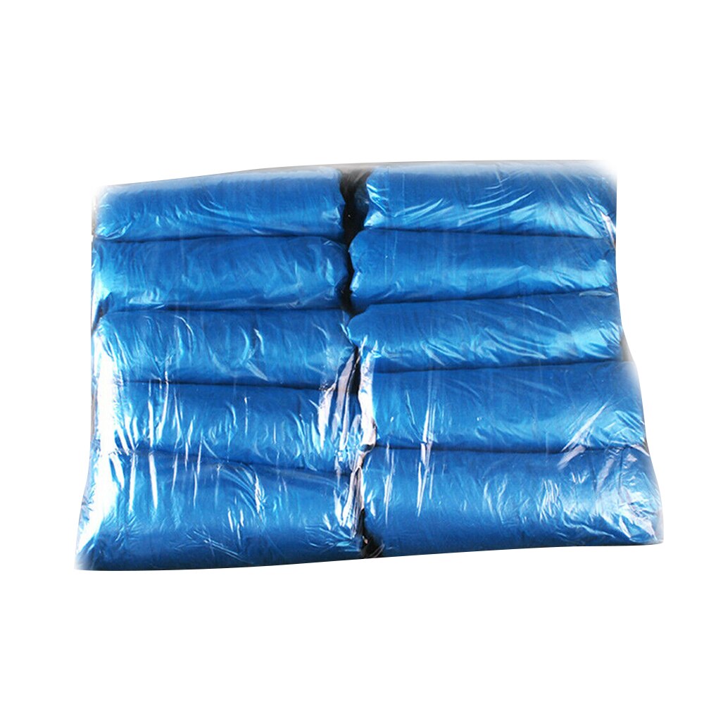 100Pcs/pack Disposable Arm Sleeves Covers Plastic Waterproof Oilproof Oversleeves Home Cleaning Accessaries: Blue