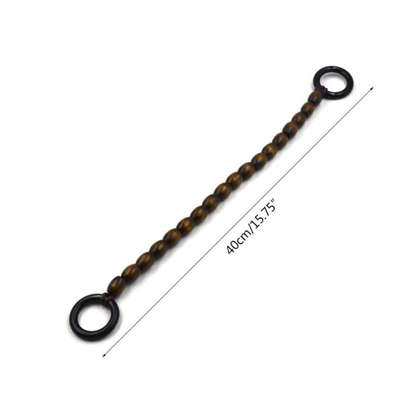 40Cm Houten Kralen Touw Handvatten Diy Purse Voor Maken Tas